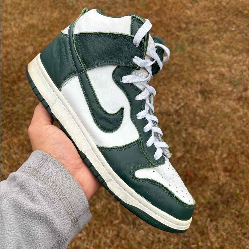 Nike Dunk High SP Men's Size 10 Spartan Green CZ8149-100 (Replacement Soles)